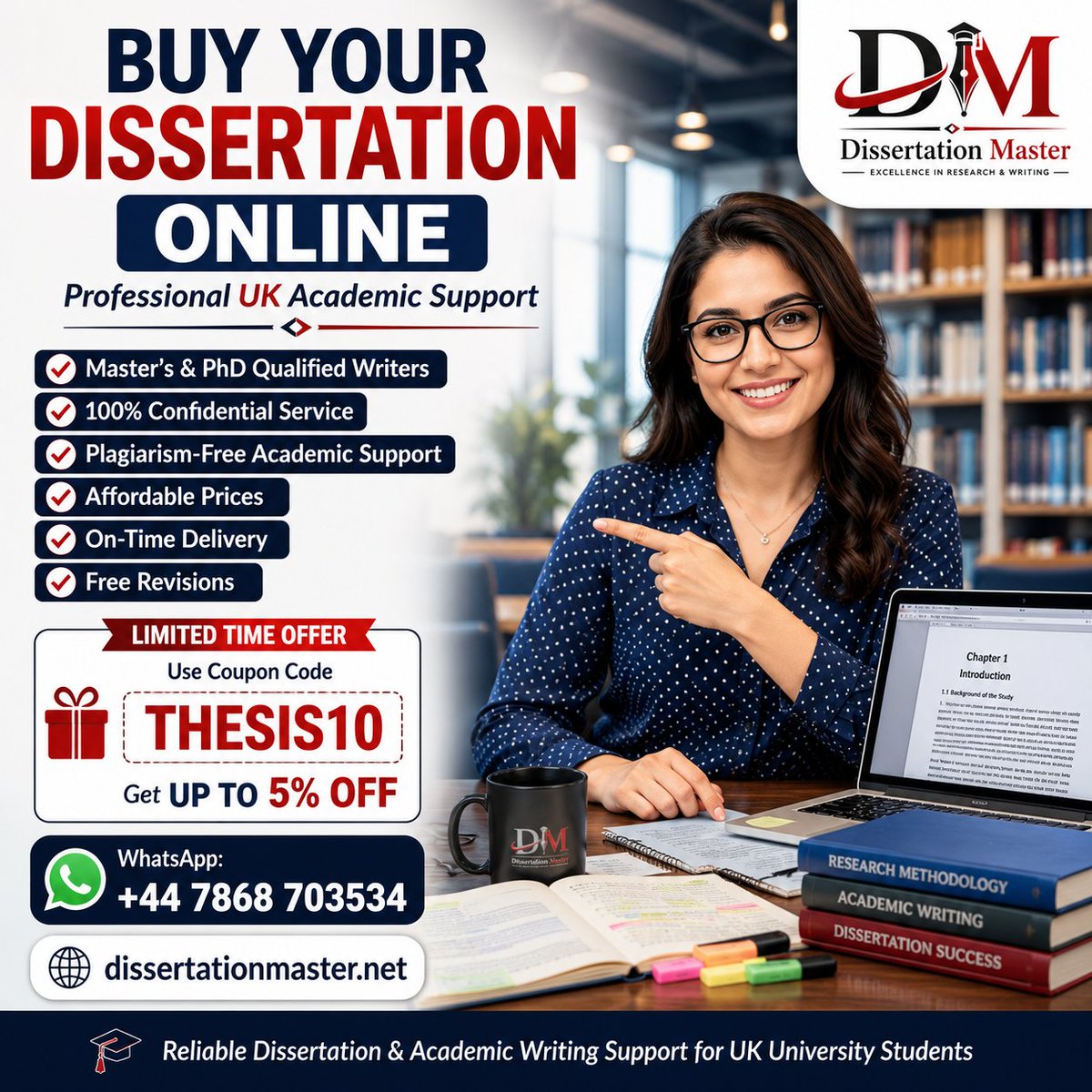 LucaThomas98531's tweet photo. 🎓 Looking for professional dissertation support?
🎁 Use THESIS10
💸 Get Up to 5% OFF
🌐 https://t.co/GiekhEpzxN

#DissertationHelp #AcademicWriting #UKStudents #University #Masters #PhD #Research #StudentLife https://t.co/tD8k10i2pP