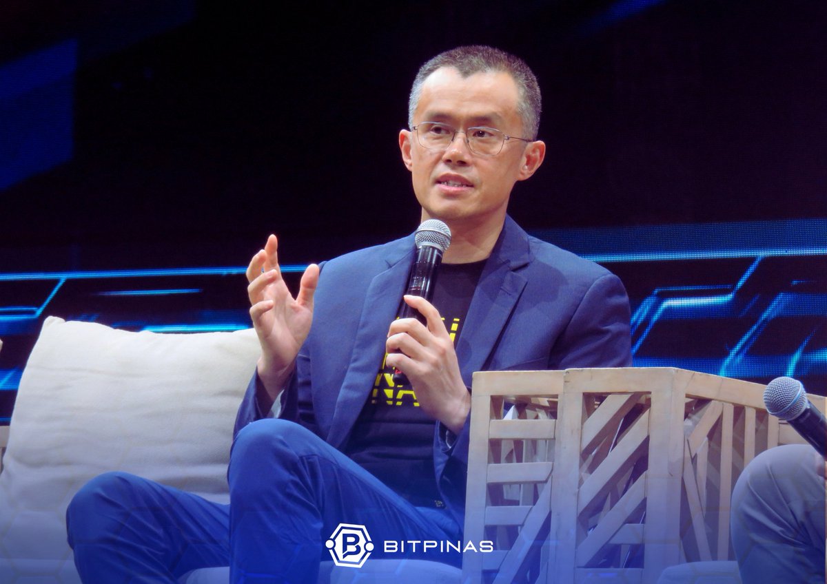 bitpinas's tweet photo. CZ in PH! 

📸 IN PHOTOS: @binance founder Changpeng Zhao (@cz_binance) joins FinTech Alliance PH Founding Chairman Lito Villanueva in a fireside chat at the upcoming ASEAN Tech Summit Manila. 

Zhao mentioned the importance a Philippine peso-pegged stablecoin is to the country's fintech ecosystem. 

He also floated the idea of a “regulatory passport” for crypto firms, noting that Binance is among the most regulated exchanges worldwide, with licenses in multiple countries.

This is the first-ever public event appearance by the CZ in the Philippines. 

| Report coverage and photos 📷 by BitPinas Junior Editor Nathaniel Cajuday (@Nath_Cajuday)