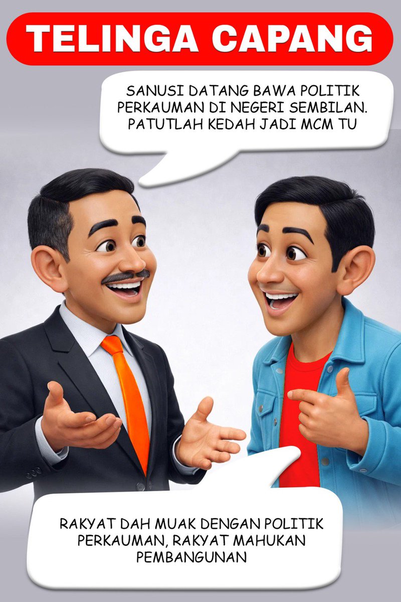 CeritaPenang's tweet photo. NEGERI SEMBILAN TOLAK POLITIK PERKAUMAN
#Sanusi #PAS #Rasis #Politik https://t.co/eld7QWK9Et