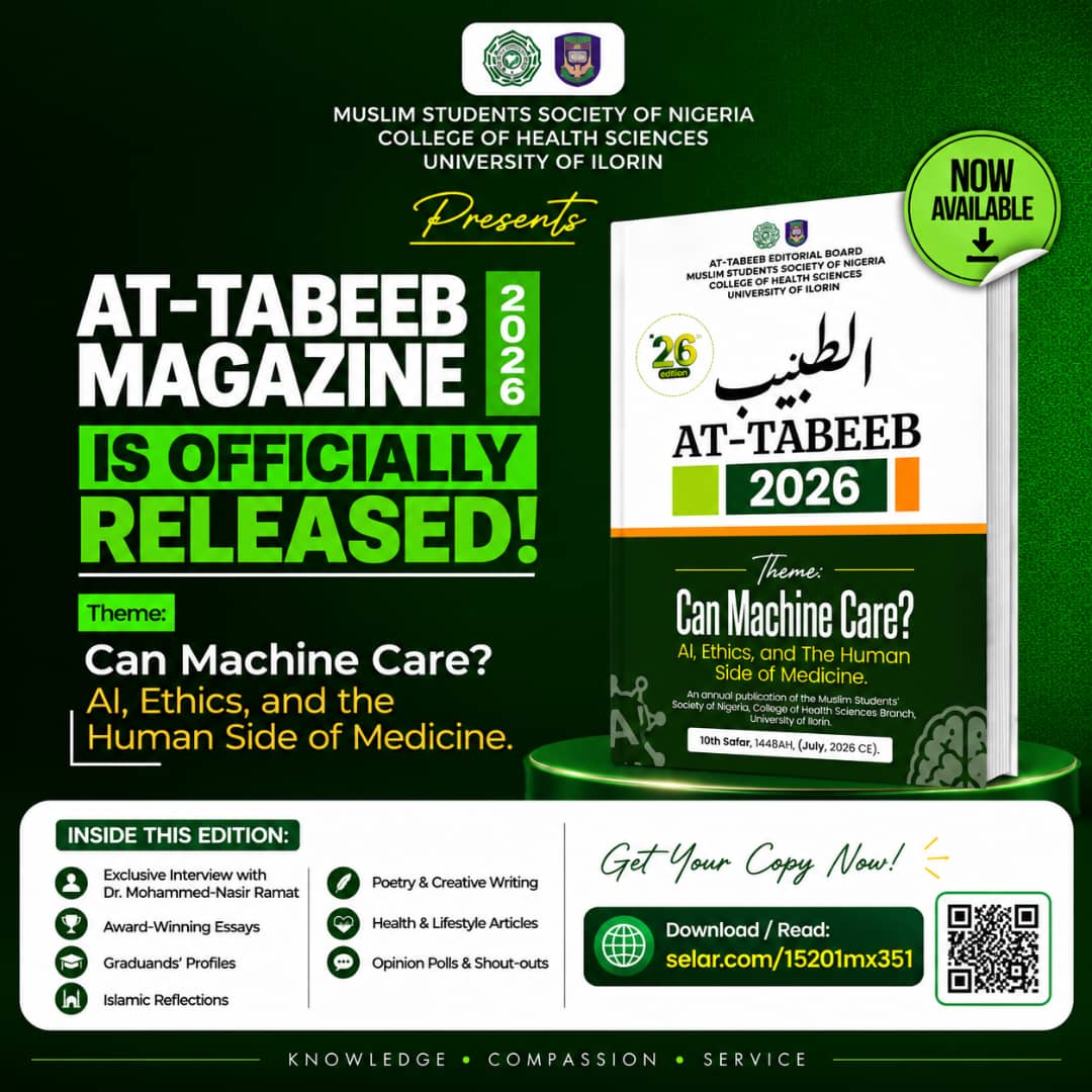 attabeeb_mssn's tweet photo. *AT-TABEEB 2026 IS HERE!*

The wait is over.

The 26th Edition of *At-Tabeeb Magazine* is now available, bringing together thoughtful conversations, inspiring stories, award-winning essays, Islamic reflections, poetry, lifestyle pieces, and much more. https://t.co/yvELtJPhFe