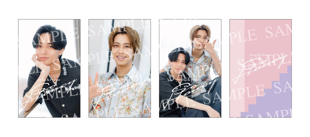 joshincddvd's tweet photo. King ＆ Prince
『So Honey EP』2026年9月2日発売💿

📢各先着特典＼デザイン決定‼️／
初回限定盤A：フォトカード
初回限定盤B：クリアポスター
初回限定LIVE盤：ステッカーシート
通常盤：トレーディングカード3種セット

★4形態同時購入特典：オリジナルピンバッジ

🔗https://t.co/JEJcJPJ9DU https://t.co/U6e0PO1Mv3