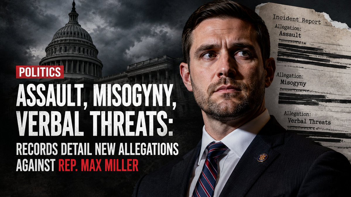 stlc7998's tweet photo. Assault, Misogyny &amp; Verbal Threats: New Allegations Rock Washington
A Sweeping Document Trove Puts Rep. Max Miller's Conduct Under the Microscope Read more.....https://t.co/swlgFobBPu https://t.co/3KVuSOEeaN