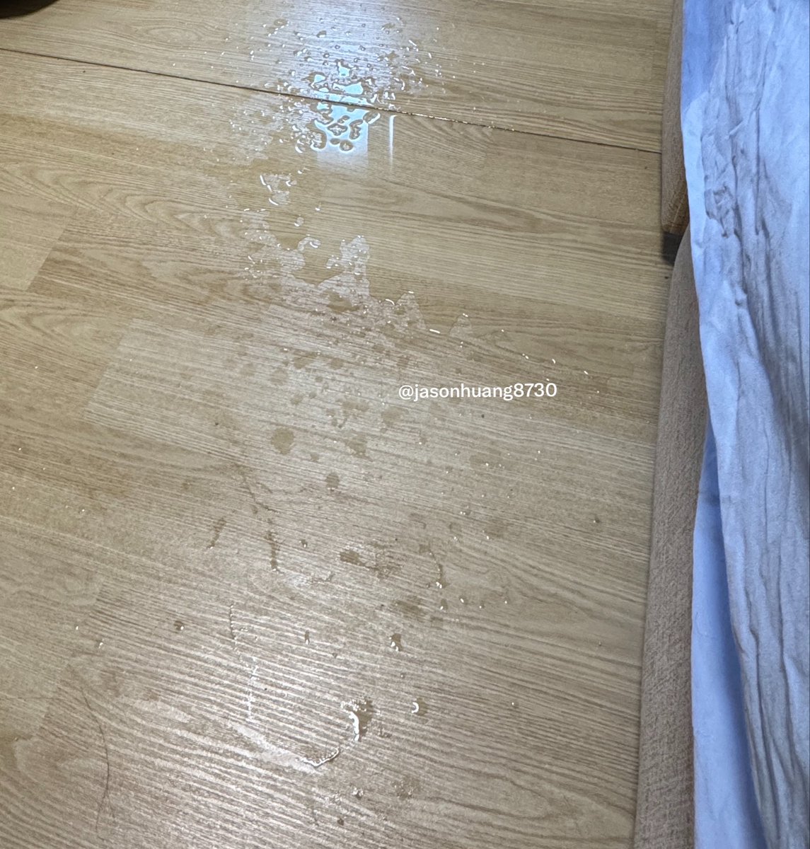 Jasonhuang8730's tweet photo. 久沒開機 水管又被挖噴了🤤💦
大淹水⋯狗勾家從此不缺水了😚 https://t.co/6jFYitWAX2