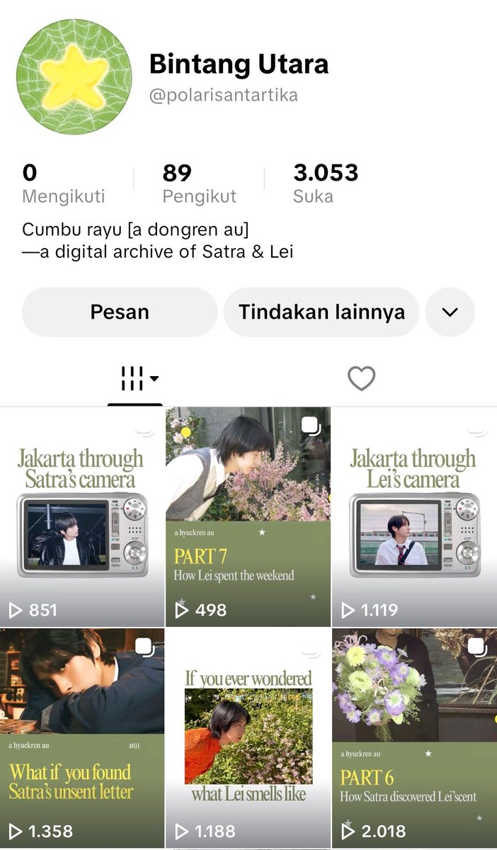 formyhyouck's tweet photo. Kalau kalian suka AU yang sweet and soft please cobain baca Sastra and Lei on TikTok!!🌷⭐️

Kalau suka baca Bhumbin dan AbangMas menurutku kalian bakal suka!🥺

Give she/he some loves karena sh/he kind of sweeet person!🥺🩷

🖇 https://t.co/NfpkhJDDJh https://t.co/VexSTIbMV4