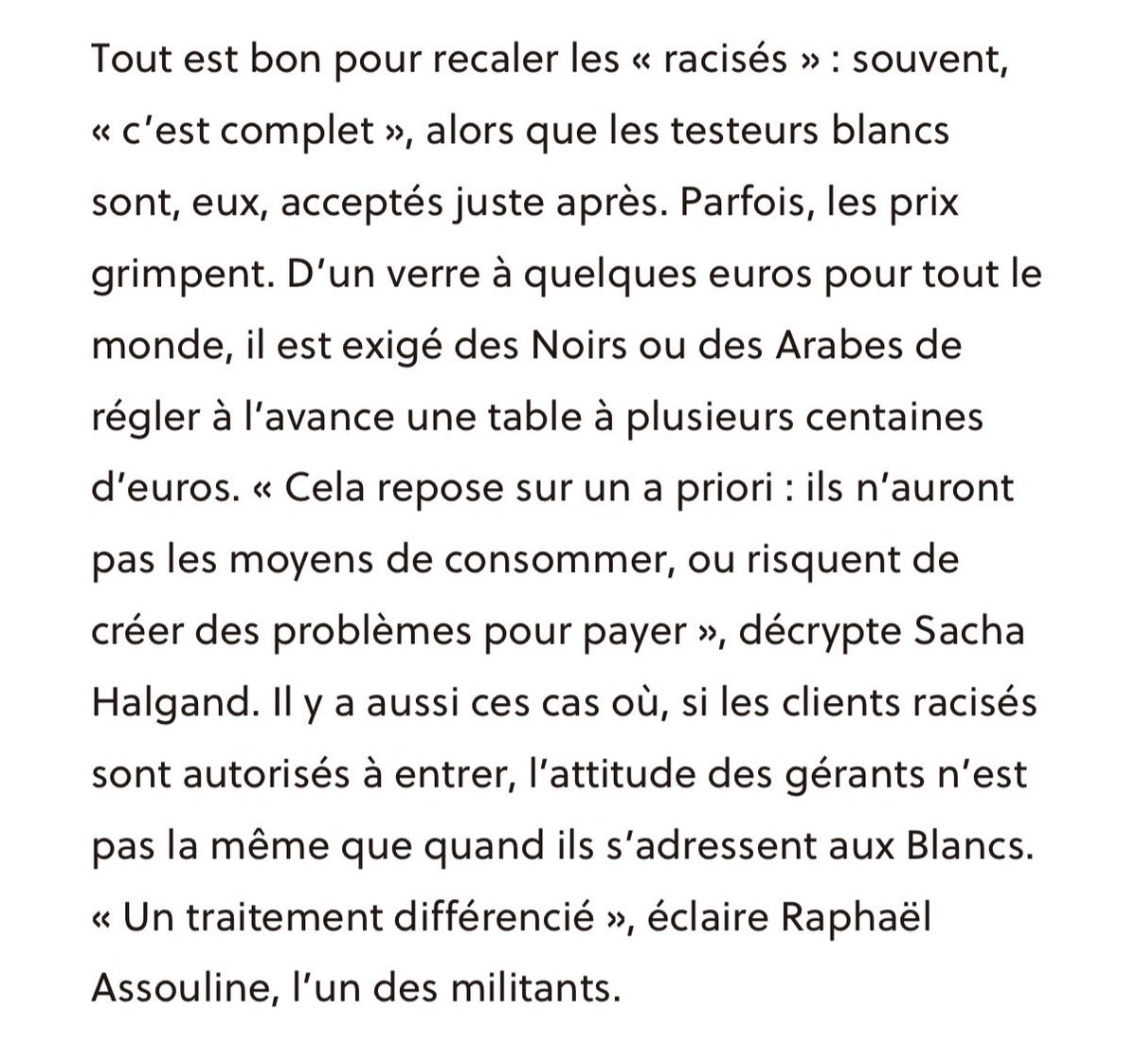 Brevesdepresse's tweet photo. 🔴🇫🇷INFO - Enquête sur les établissements de loisirs qui refusent les #Noirs et les #Arabes : une plage privée sur six et une discothèque sur trois testées ont refusé ou découragé leur entrée. Au moins 8 plaintes doivent être déposées. (Le Parisien) https://t.co/hPa9QulRzP https://t.co/1l8stiBIiO