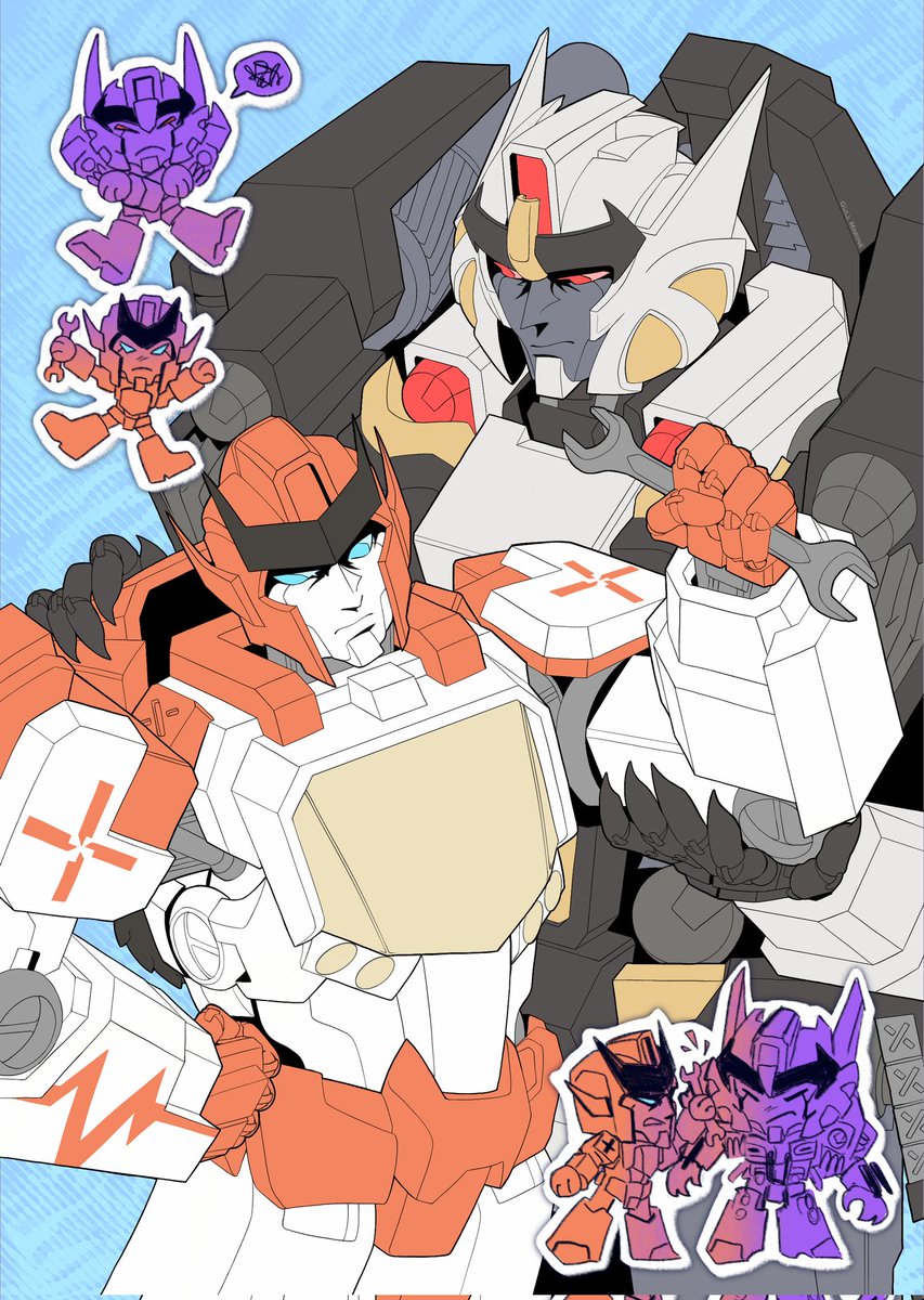 gull_marine_'s tweet photo. #maccadam #Dratchet #Transformers https://t.co/X2G6B4xOg9