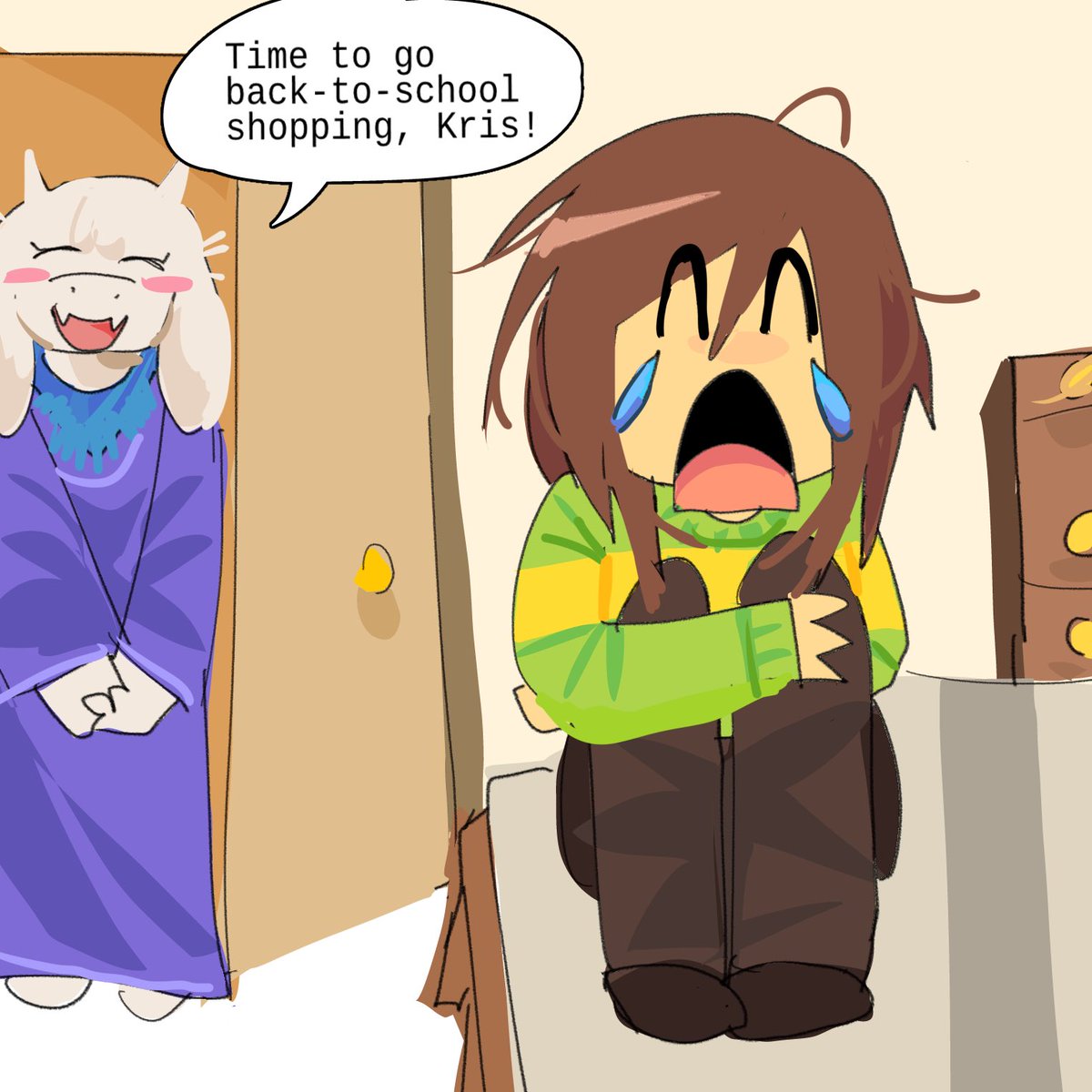 purenecro's tweet photo. vent art #deltarune https://t.co/jx99i09sPB