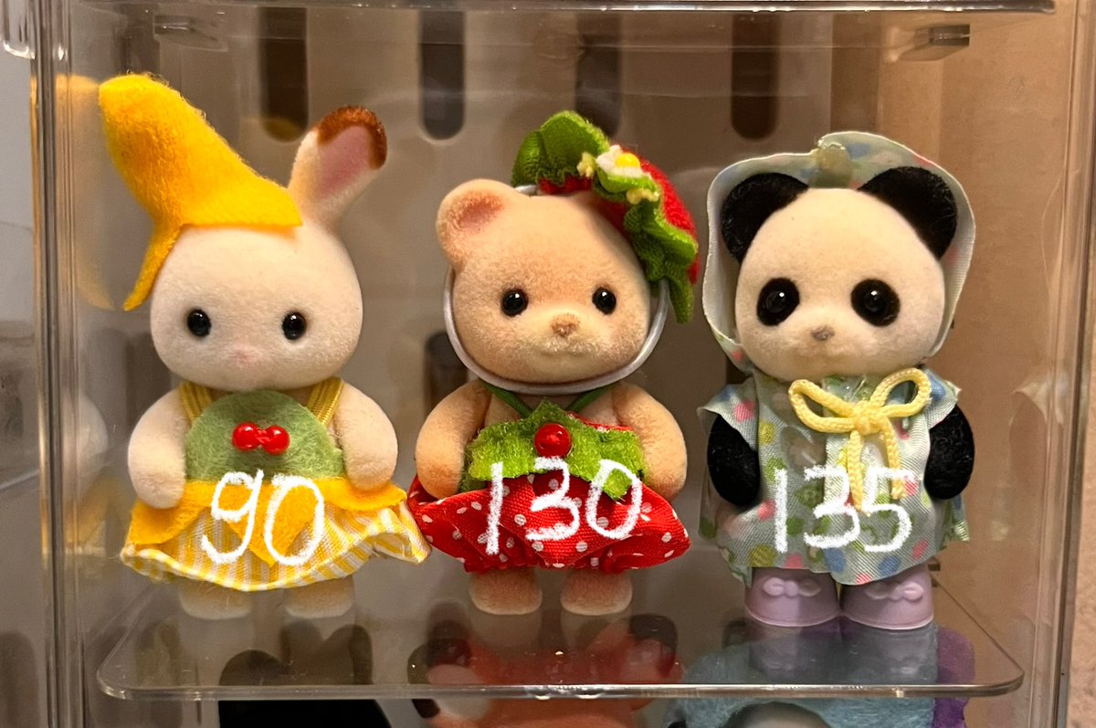 htsbnd's tweet photo. wts in rush sylvanian families

— choco rabbit banana
— bear strawberry
— panda rainy duo
— acc kereta, keranjang, dan figure mini gachapon

💰boleh negtip
🍊co oren
📍ready kamar dom jakbar https://t.co/CvHzulJsPU