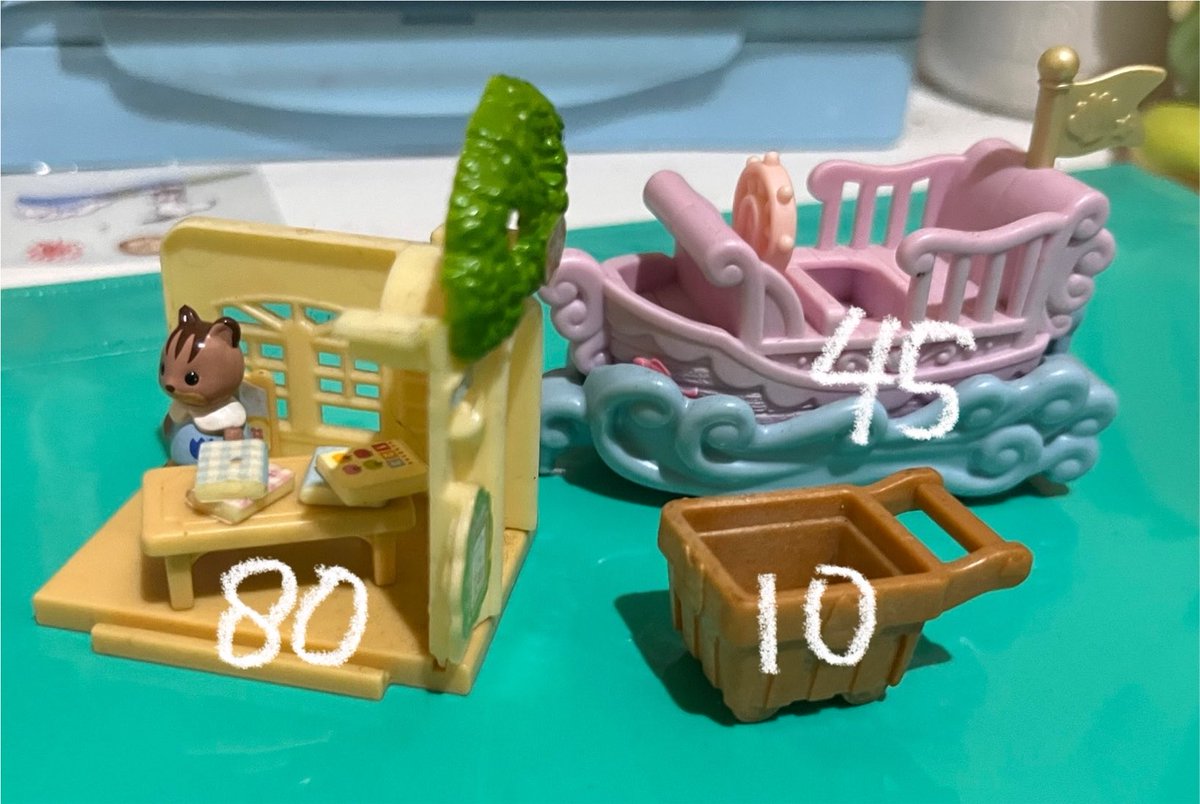 htsbnd's tweet photo. wts in rush sylvanian families

— choco rabbit banana
— bear strawberry
— panda rainy duo
— acc kereta, keranjang, dan figure mini gachapon

💰boleh negtip
🍊co oren
📍ready kamar dom jakbar https://t.co/CvHzulJsPU
