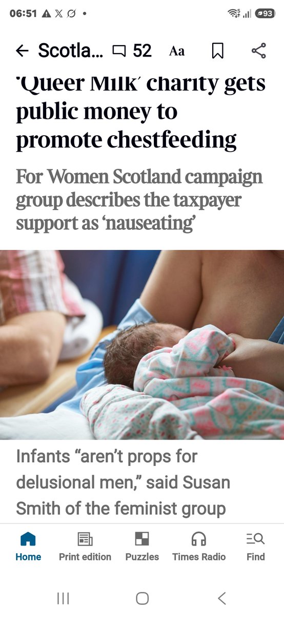 UKScotBrit's tweet photo. Nothing captures the moral seriousness of modern day Scotland quite like a taxpayer-funded lobby group,  pocketing over £550,000 a year from us tax payers (roughly 90% of its income.

They are fretting that biological men might now face ‘discrimination’ if they’re no longer legally entitled to pump pharmaceutical sludge into a hungry babies mouth. 

What sort of guy thinks that, that's right?

Does it make you mad that you are paying for this?

https://t.co/oo4Q1EjkaG