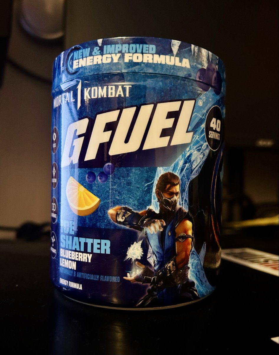 WavRiderMoses's tweet photo. Finally, after all this time, I get to try Ice Shatter! I never had the chance to try the original 1.0, so I'm beyond excited to see what all the hype is about. Let's find out why this flavor has become such a fan favorite! @GFuelEnergy https://t.co/Yw5iMvRUv3
