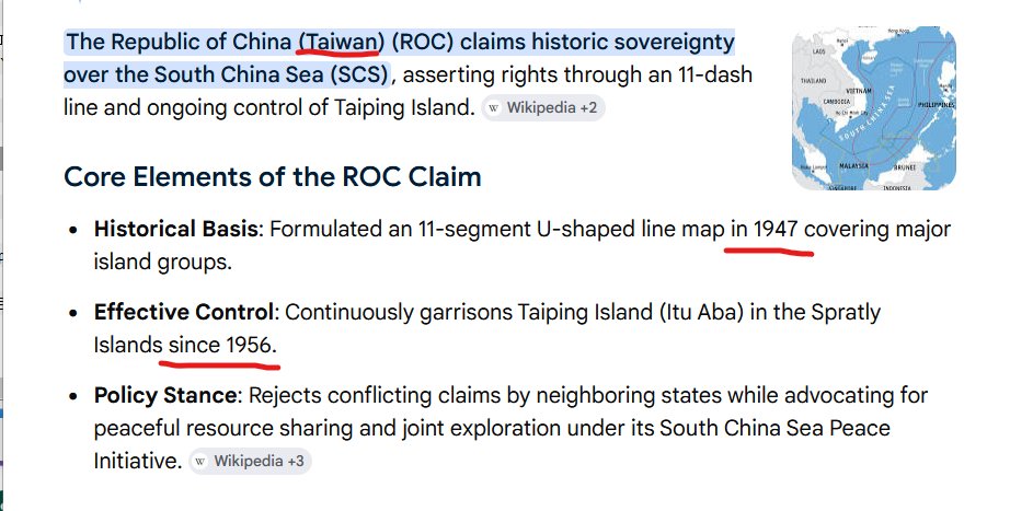 knowbothsids's tweet photo. @FritzLaneXYZ @AngelicaOung >will the South China Sea be part of China?
It is already. Ignorance makes you so funny https://t.co/RyKcJvwnwm