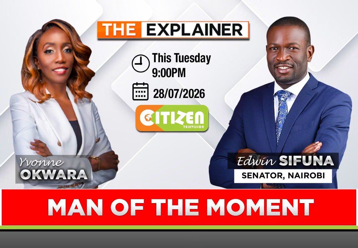 paulinenjoroge's tweet photo. H.E Edwin Sifuna will address the nation tonight https://t.co/GQWZUE4ZZa