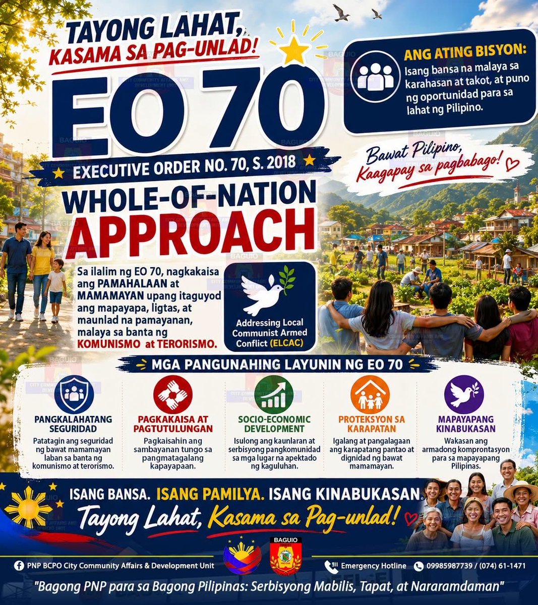 PNPBaguio's tweet photo. 🌟 𝗡𝗮𝗴𝗸𝗮𝗸𝗮𝗶𝘀𝗮𝗻𝗴 𝗣𝗮𝗺𝗮𝘆𝗮𝗻𝗮𝗻, 𝗠𝗮𝘀 𝗠𝗮𝘁𝗮𝘁𝗮𝗴 𝗻𝗮 𝗞𝗶𝗻𝗮𝗯𝘂𝗸𝗮𝘀𝗮𝗻!

#procar https://t.co/fgBeXi8Git