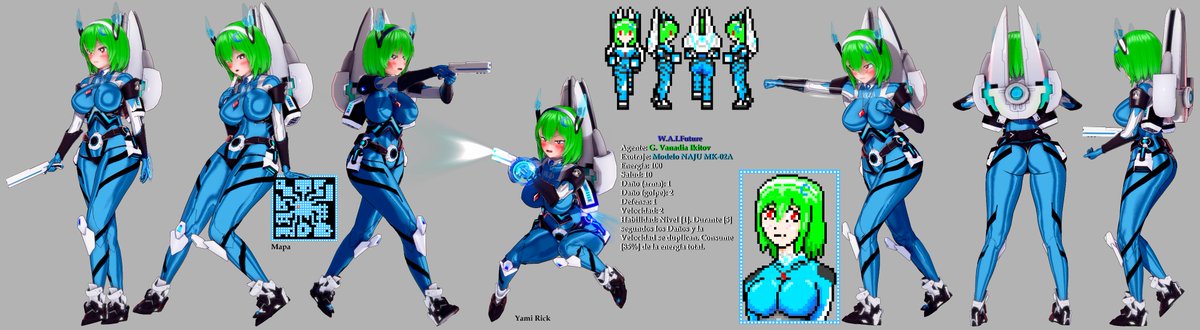 RyosukeKamui's tweet photo. Me está gustando hacer pixel art. Mi OC Vanadia, con exotraje tecnológico. Para pensar en otro universo.
Base de la idea: The Guardian Legend (NES).
#KOI #3Dmodel #pixelart #2Dart #3Dart #GuardianLegend #originalchartacter #OC https://t.co/ZvH05li7Vv