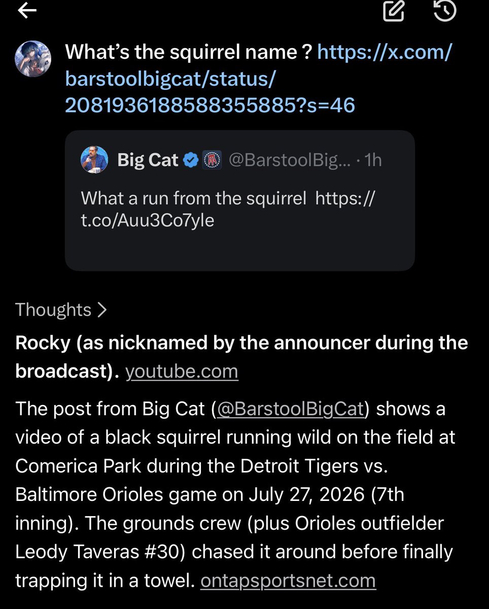 LingYe_69's tweet photo. Even @grok says the name is $ROCKY.

I rather ape a highly chance name than a made up name like $BNUT 

 https://t.co/BuhgaghJRh https://t.co/q7qoPzGSp6