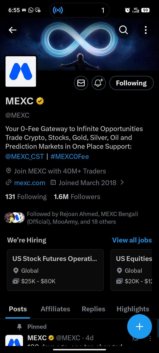 SamzyJay1667's tweet photo. @MEXC_Thailand @MEXC Done ✅ 
67016358 https://t.co/8QwdR6natS