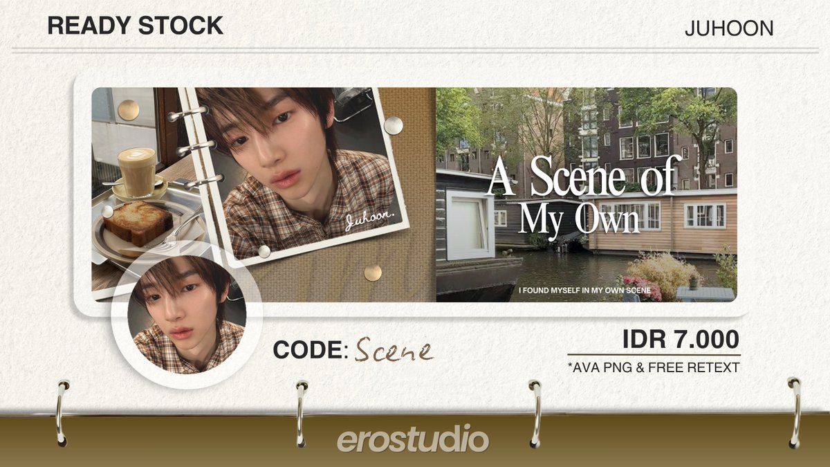 Sannviero's tweet photo. ㅤㅤ
Turn your favorite scene into your own. Meet 𝗦𝗖𝗘𝗡𝗘, featuring Karina, Juun, Keonho, and Juhoon by 𝘦𝘳𝘰𝘴𝘵𝘶𝘥𝘪𝘰. It comes with PNG avatar and free retext for only IDR 7,000.

t. #zonauang #bealanja
ㅤㅤ https://t.co/lifTqOH2u3