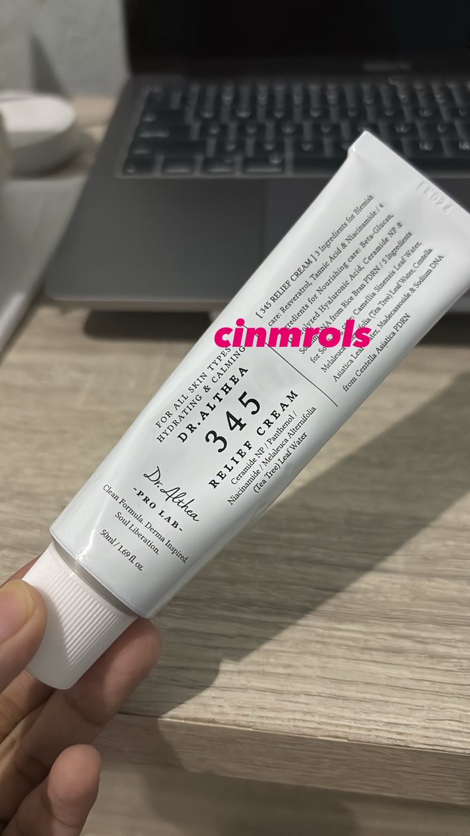 cinmrols's tweet photo. wts dr althea 345 cream
50ml. 
di jual karena kurang lembab di wajahku yang kering kerontang (baru di pake 5x)

price : 150k 
bisa co oren ya https://t.co/lJXle4PM94