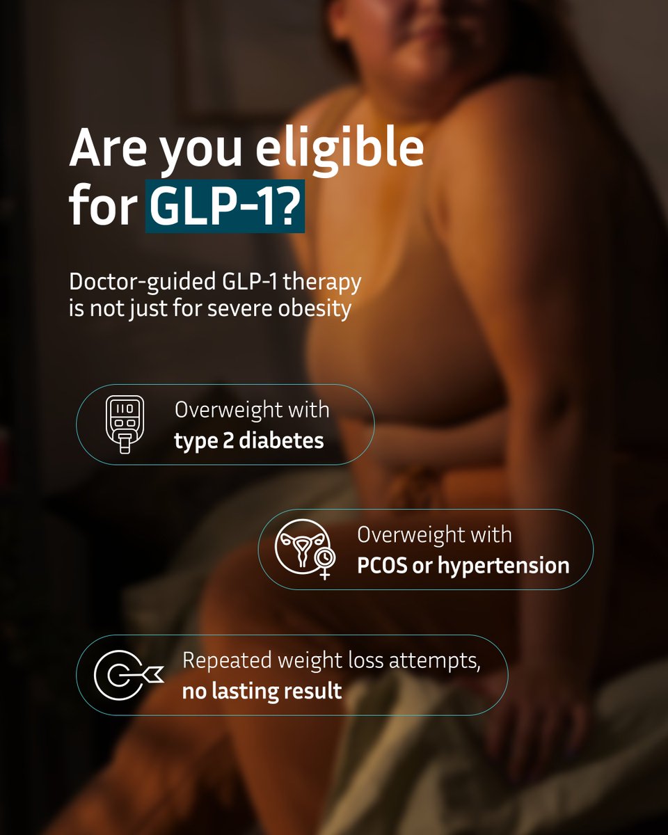 MetaGOhealth's tweet photo. A medically supervised GLP-1 program doesn't just assess eligibility - it also screens for contraindications. A history of thyroid cancer, pancreatitis, or an ongoing/planned pregnancy requires a doctor's evaluation first. That's what true medical guidance looks like. https://t.co/SirRXXLp7z