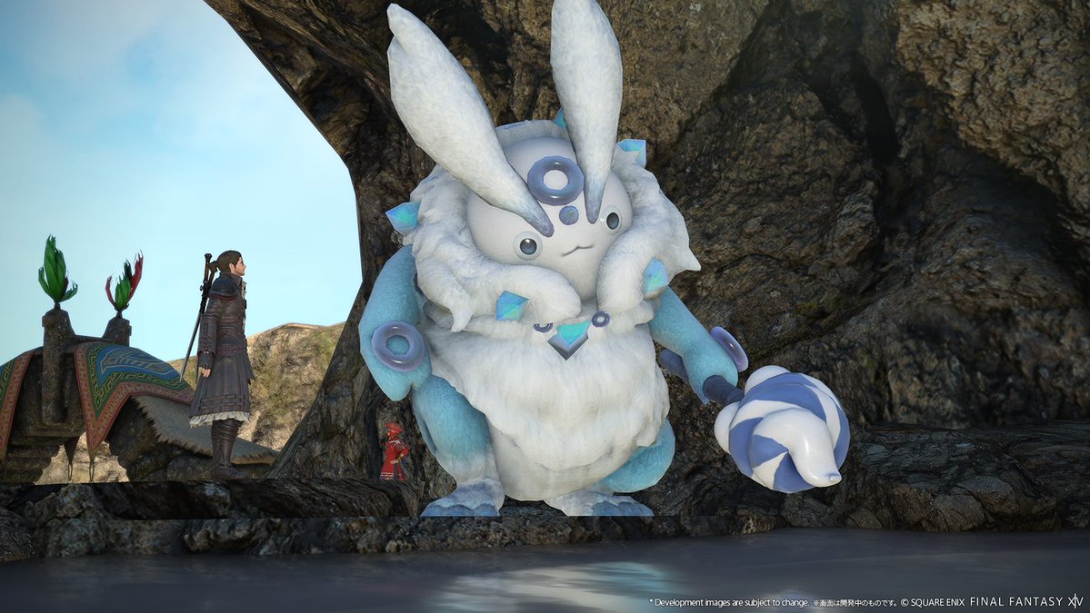 FF_XIV_JP's tweet photo. 【7月28日公開 パッチ7.55】

友好部族クエスト エクストラストーリー：黄金編

トラル旅行公司のリープルとワーケサは、近頃とある企画を進行中だという。その一助として頼まれごとを引き受けた冒険者は、トラル大陸で紡いだ絆を振り返る旅路へと向かう。

🌐 https://t.co/RnE3Ea41zQ
#FF14 #彼方に至る路