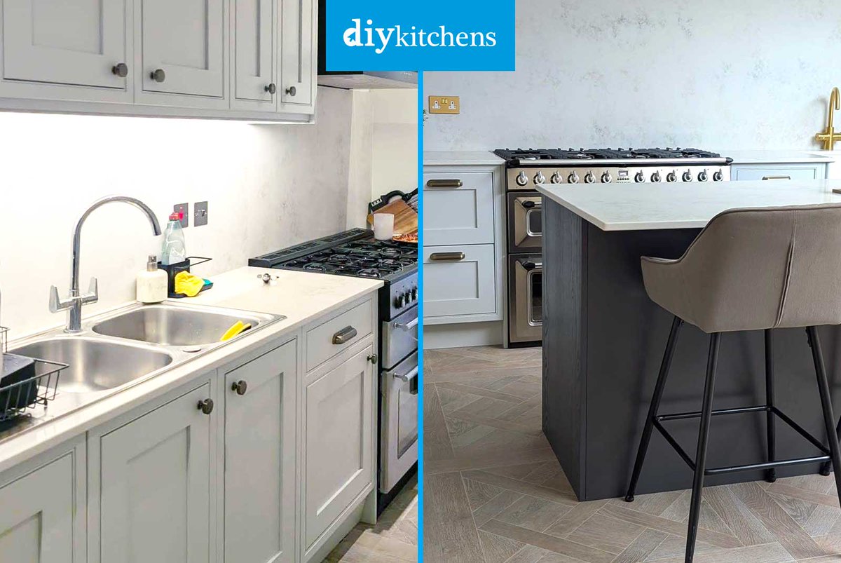 DIY_Kitchens's tweet photo. 🌟 Mr &amp; Mrs Uppal from West Midlands shows us their completed Innova Helmsley Carbon &amp; Dove Grey Inframe #kitchen, supplied by DIY Kitchens (Ref:4437) - https://t.co/lMhkfaX2cQ

Visit https://t.co/mDGIyY2X5f to see how much you could save!

#helmsley #inframekitchens https://t.co/57nvxlAuTw