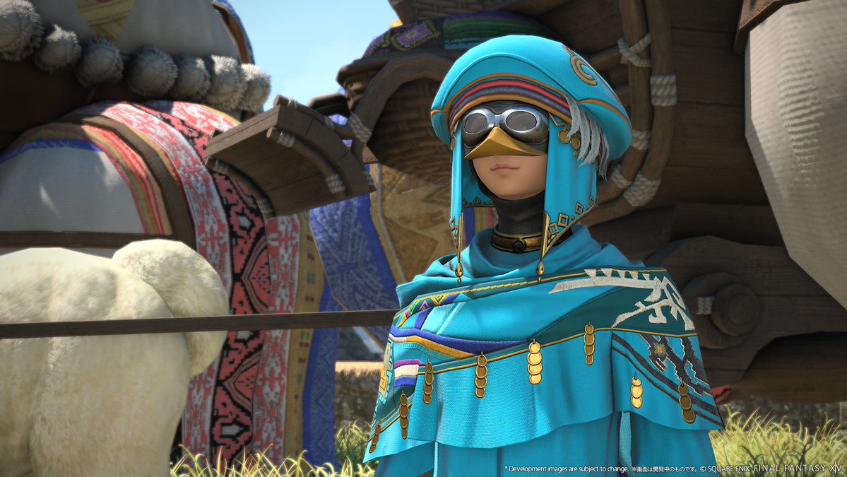 FF_XIV_JP's tweet photo. 【7月28日公開 パッチ7.55】

友好部族クエスト エクストラストーリー：黄金編

トラル旅行公司のリープルとワーケサは、近頃とある企画を進行中だという。その一助として頼まれごとを引き受けた冒険者は、トラル大陸で紡いだ絆を振り返る旅路へと向かう。

🌐 https://t.co/RnE3Ea41zQ
#FF14 #彼方に至る路