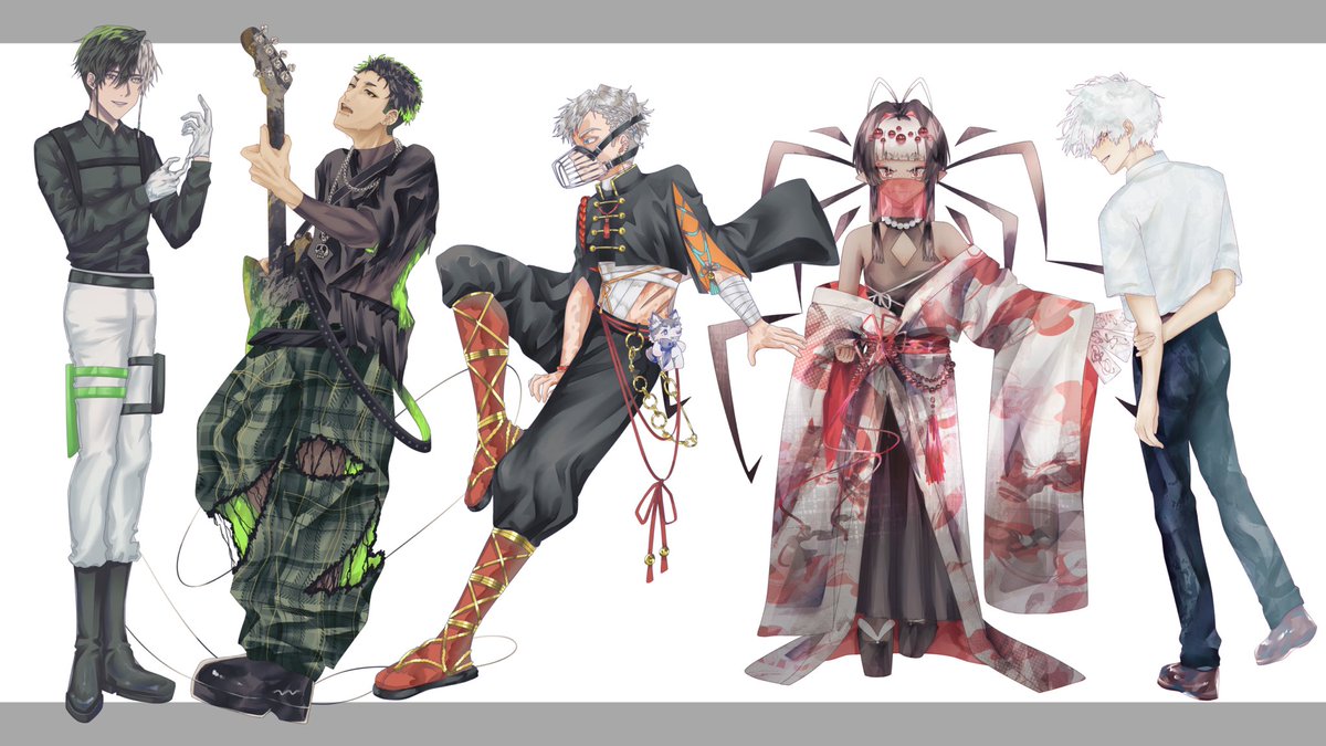 a_zanaku's tweet photo. 最近の男探索者詰め https://t.co/JrTR5FEckG