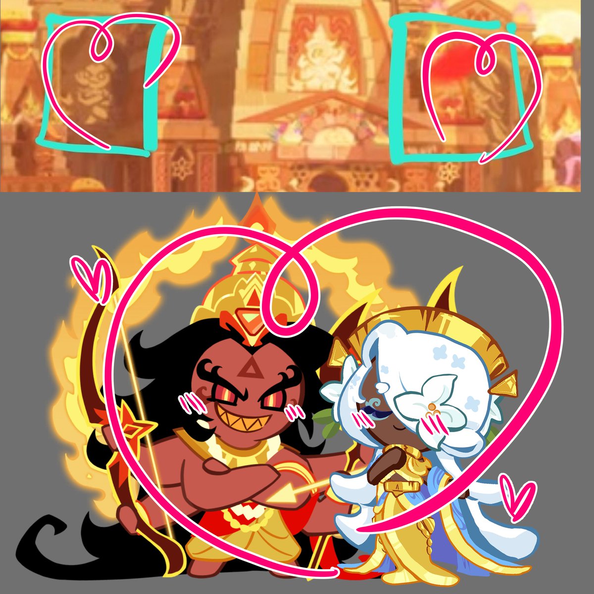 Isodrawz's tweet photo. Making herald of changes wife?

#crk #crkoc #drawing #art #burningspice #burningspicecookie #crkart https://t.co/BMdMmHhFun