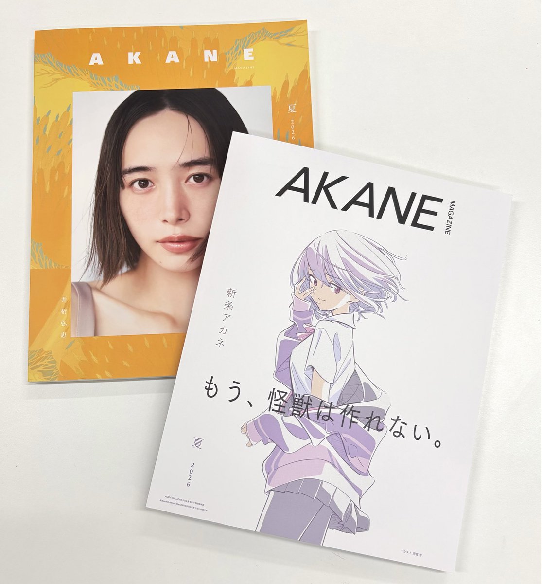 trigger_inc's tweet photo. 【お知らせ📣】
アニメ『SSSS.GRIDMAN』より、新条アカネが表紙となった『AKANE MAGAZINE 2026夏号増刊』特別表紙版が販売されます‼️

アカネをフィーチャーした特集ページでは監督を務めた雨宮哲と、キャラクターデザインを務めた坂本勝によるインタビューが掲載✨

※特別表示版、通常版の中面は同じ内容です。

【販売日】
2026年7月30日(木)

【表紙イラスト】
雨宮哲

詳細はコチラから✅
https://t.co/7CggkUXHzZ

#SSSSGRIDMAN 
#グリッドマンユニバース 
#GRIDMAN_UNIVERSE
