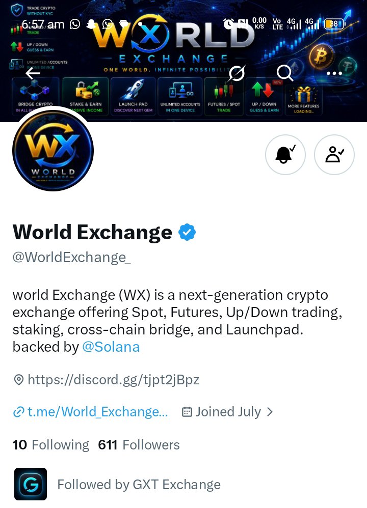 Shariq3x's tweet photo. @WorldExchange_ @GXTExchange ✅ follow @WorldExchange_  @GXTExchange 

✅ Liked &amp; RT 

@khan_sefan20128 
@davido 
@TinaKitten https://t.co/A0Ga2Jfeim