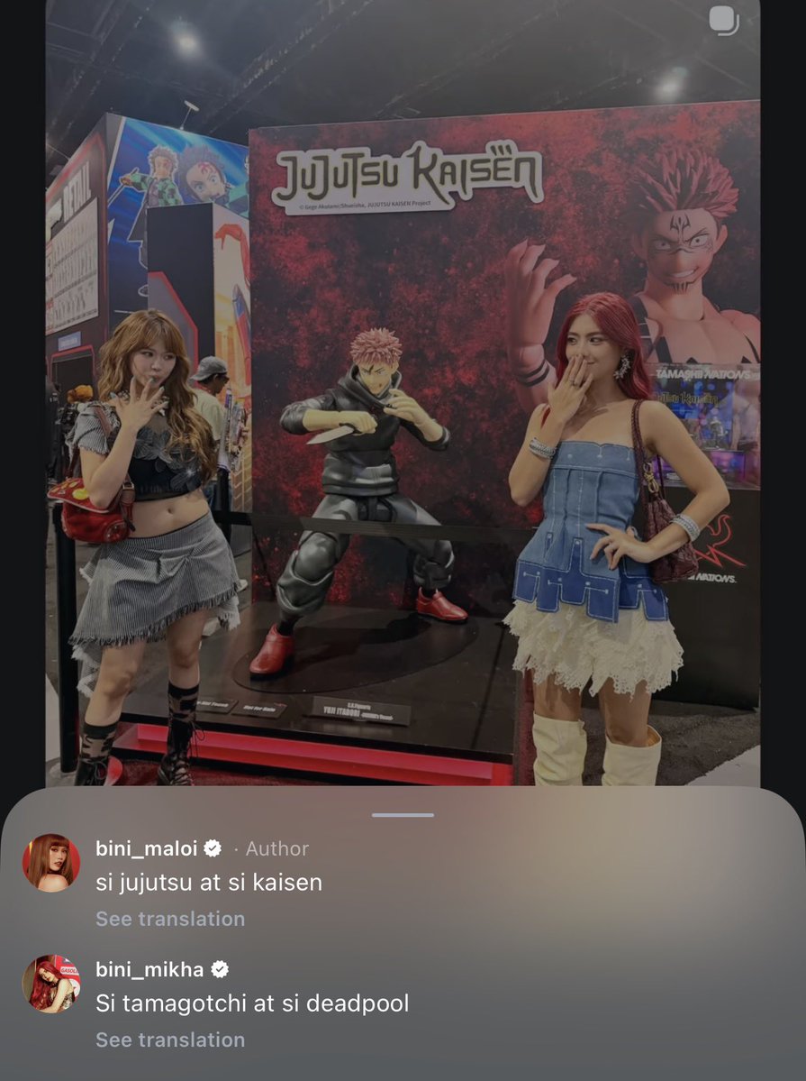 jhoannarocks's tweet photo. “si jujutsu at si kaisen”
“si tamagotchi at si deadpool”

HAHAHAHAHHAHAHAAHHAHAHAHAHAHAHAHAHAHAHAHAHAHAHA MIKHALOI 😭 https://t.co/gyojb7GYOa