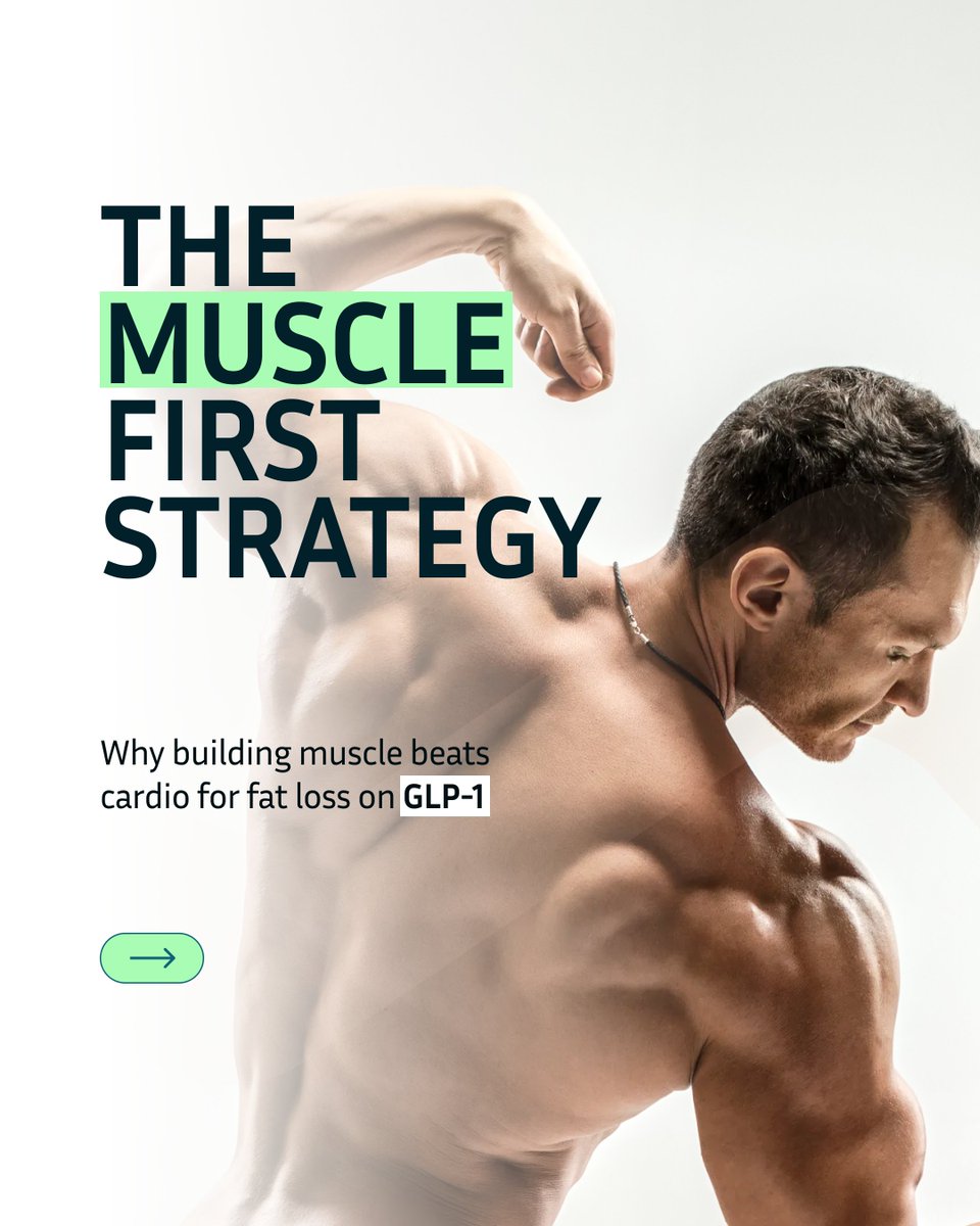MetaGOhealth's tweet photo. Losing weight on GLP-1 isn't just about the number on the scale. Without enough protein and resistance training, you could lose muscle too and muscle helps support your metabolism. Strength training isn't optional; it's one of the best ways to protect your results.
#Muscle #GLP1 https://t.co/ozq8LFDNgk