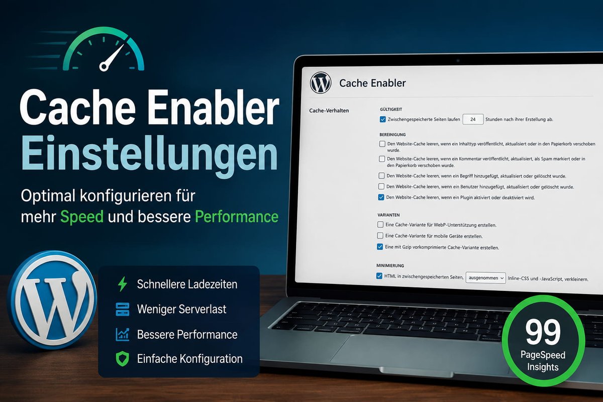 WPVisual's tweet photo. Cache Enabler richtig einstellen: sinnvolle Werte, Ausnahmen, WebP, Gzip und mein Praxisvergleich mit halbiertem Speed Index.

https://t.co/4HEyVkn7OO

#WordPress #Pagespeed #Caching https://t.co/WuqDP4PQt4