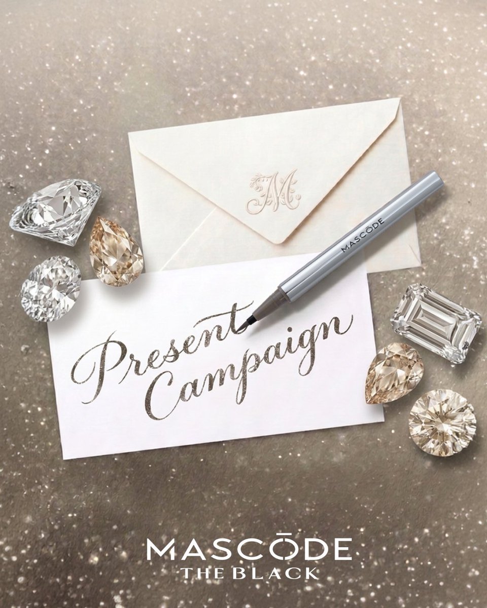 mascode_beauty's tweet photo. 【𝙋𝙧𝙚𝙨𝙚𝙣𝙩 𝘾𝙖𝙢𝙥𝙖𝙞𝙜𝙣】

〜フォローしてくださっている皆様に感謝の気持ちを込めてプレゼントキャンペーン〜

抽選で5名様に以下の商品をプレゼント。
”MASCODE THE BLACK SLEEK LIQUID EYELINER Jewel Greige Black”

参加方法をご確認の上ぜひご参加ください。

【参加方法】
① このアカウント（@mascode_beauty）をフォロー
② この投稿にいいね&リポスト