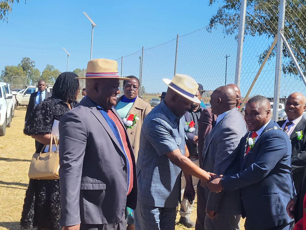 nickmangwana's tweet photo. MASVINGO PROVINCE

Sports Minister Rtd Lt Gen Anselem Sanyatwe has urged local authorities to invest in modern, inclusive sporting infrastructure, framing it as strategic human capital development. He spoke at the commissioning of Mucheke’s new multi-purpose facilities in Masvingo, including tennis and basketball courts. The Minister encouraged other councils to emulate this model. Attended by provincial officials and arts representatives, the event highlighted government’s tangible development vision. Town Clerk Eng Edward Mukaratirwa confirmed the facilities are accessible to persons with disabilities and fulfil the policy requiring 7% of annual budgets for sports development, maintenance, and refurbishment.