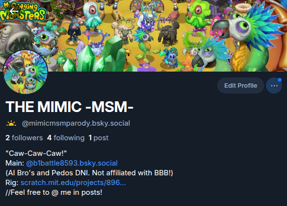 cheeseybe's tweet photo. //Alright, I got an announcement.
I put all my Parody Accounts on BlueSky, go follow them.
B1-8593
https://t.co/gHhfu3qhnc
Bomb:
https://t.co/KjdIZDZsGo
Mimic:
https://t.co/fTDeAmc63x https://t.co/GbUg12bzqu