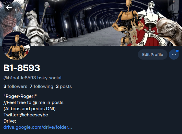 cheeseybe's tweet photo. //Alright, I got an announcement.
I put all my Parody Accounts on BlueSky, go follow them.
B1-8593
https://t.co/gHhfu3qhnc
Bomb:
https://t.co/KjdIZDZsGo
Mimic:
https://t.co/fTDeAmc63x https://t.co/GbUg12bzqu
