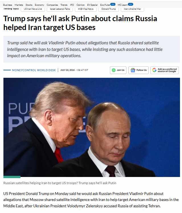 RaksBravo's tweet photo. @CBSNews #Trump #Putin #Iran #USA #War 
When Trump USA is sending missiles and weapons to Ukraine to attack Russia, then Putin will definitely do the same to help Iran attack USA.  Not surprising. https://t.co/KaAVihhSbf