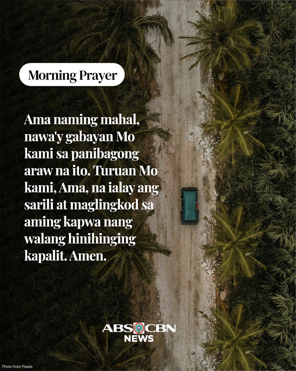 ABSCBNNews's tweet photo. Gabayan Mo po kami, Panginoon. 🙏 https://t.co/fhX097sz79