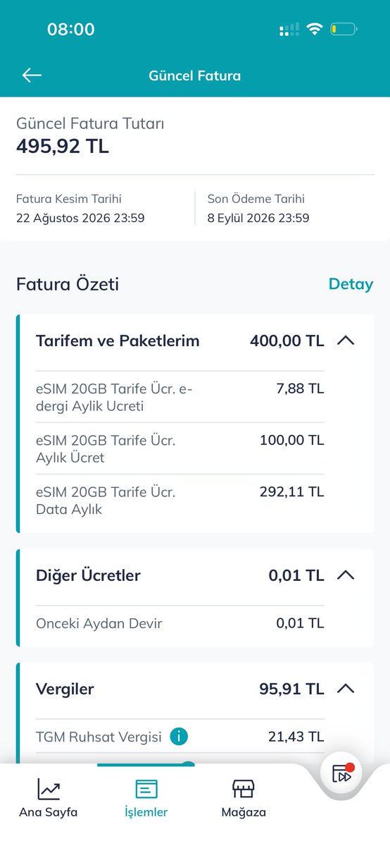 emrekmrc's tweet photo. @TurkTelekom @TTDestek  2 ayda faturaya yüzde 150 artış. Bunun adı artık vicdansızlık. Bunun adı artık insafsızlık. https://t.co/WcCuM31oMB