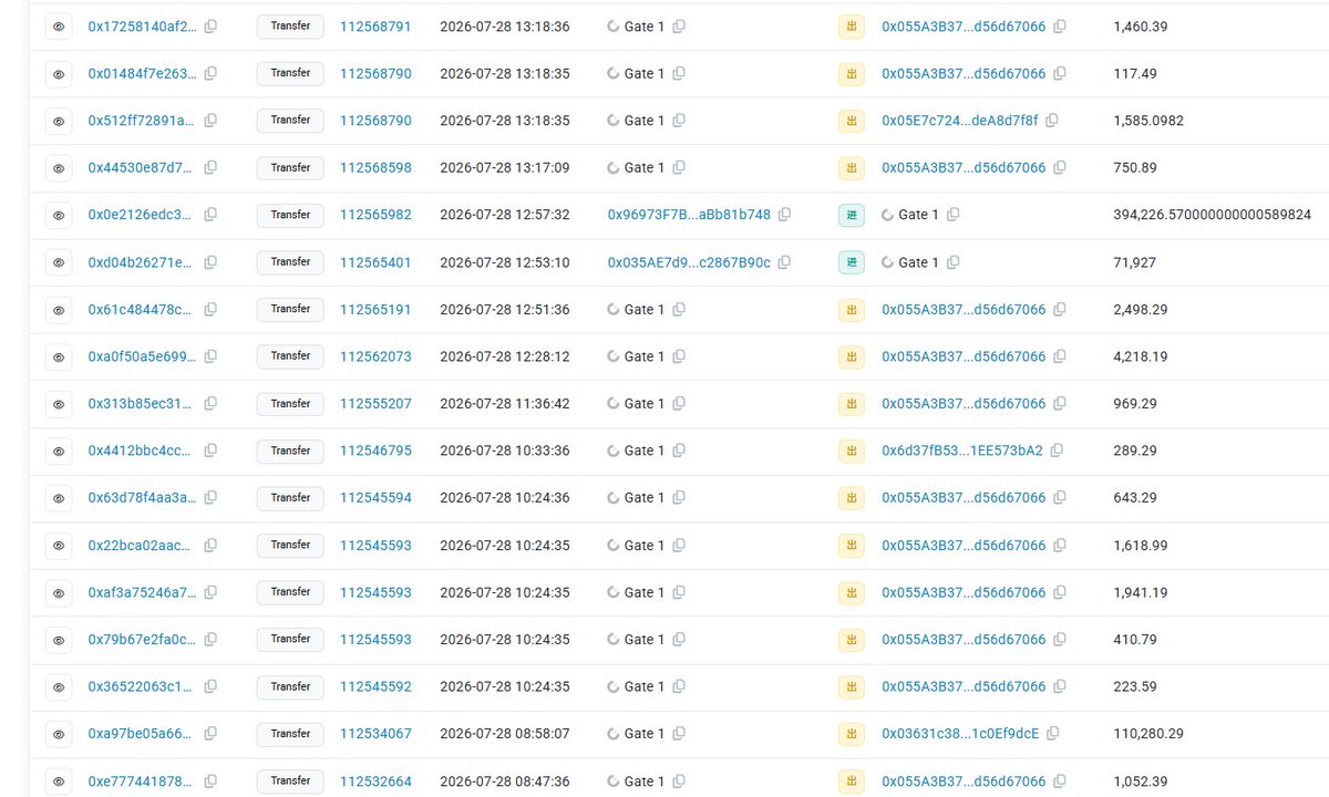ElonKely_'s tweet photo. 更新一下 $ON ：

这两天行情整体都走的非常不错，很多妖币都是连续启动了，所以后面进度会更新快一点

刚刚链上归集了一下：
检测到在三天内，31个新创建钱包，分别从官方多签钱包提取共计 3638 万枚 $ON 代币，合计约 700 万美金

而据观察，链上这两天也在频繁开启 bot 刷单交易，增加活跃度，异常频繁，属于强烈看多信号【非喊单】

$ON 最大流通量为 10 亿枚，目前流通量为 7 亿枚，这几天多签钱包提取的筹码占了流通量的 5% ，全网 OI 持仓目前为 3000 万美金

#敖丙情报站