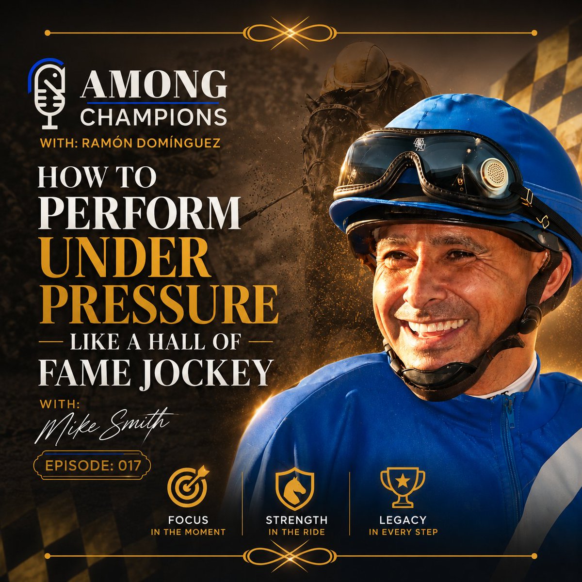 amongchampions's tweet photo. 44 years in the saddle. Five days of training every week.

Mike Smith made fitness a way of life long before he needed it to survive a shattered back.

Among Champions EP 17 is about the discipline behind 5,800+ wins.

🎧 https://t.co/Tce4A2y9LM

#ChampionMindset #AmongChampions https://t.co/cmujQHwZ2j