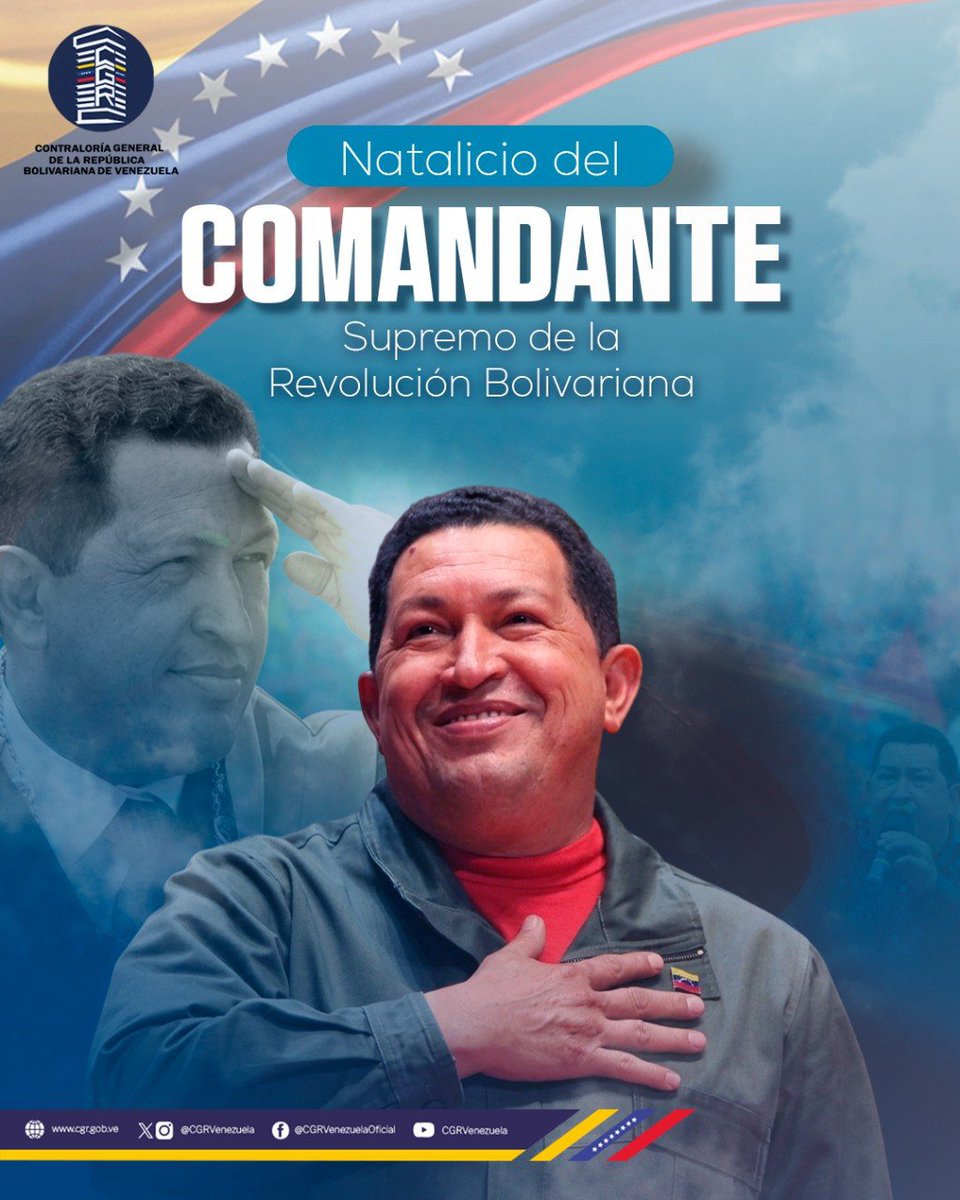 CGRVenezuela's tweet photo. #Infografía | Recordar cada 28 de julio el nacimiento del Comandante Eterno Hugo Chávez no es sólo conmemorar una efeméride; es un ejercicio de memoria histórica destinado a evocar los orígenes humildes de un líder que transformó el andamiaje constitucional del país. https://t.co/46GUNYPqUJ