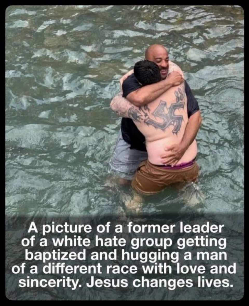 sola_chad's tweet photo. This is how the gospel works ✝️❤️ https://t.co/lEhsOMgB8q