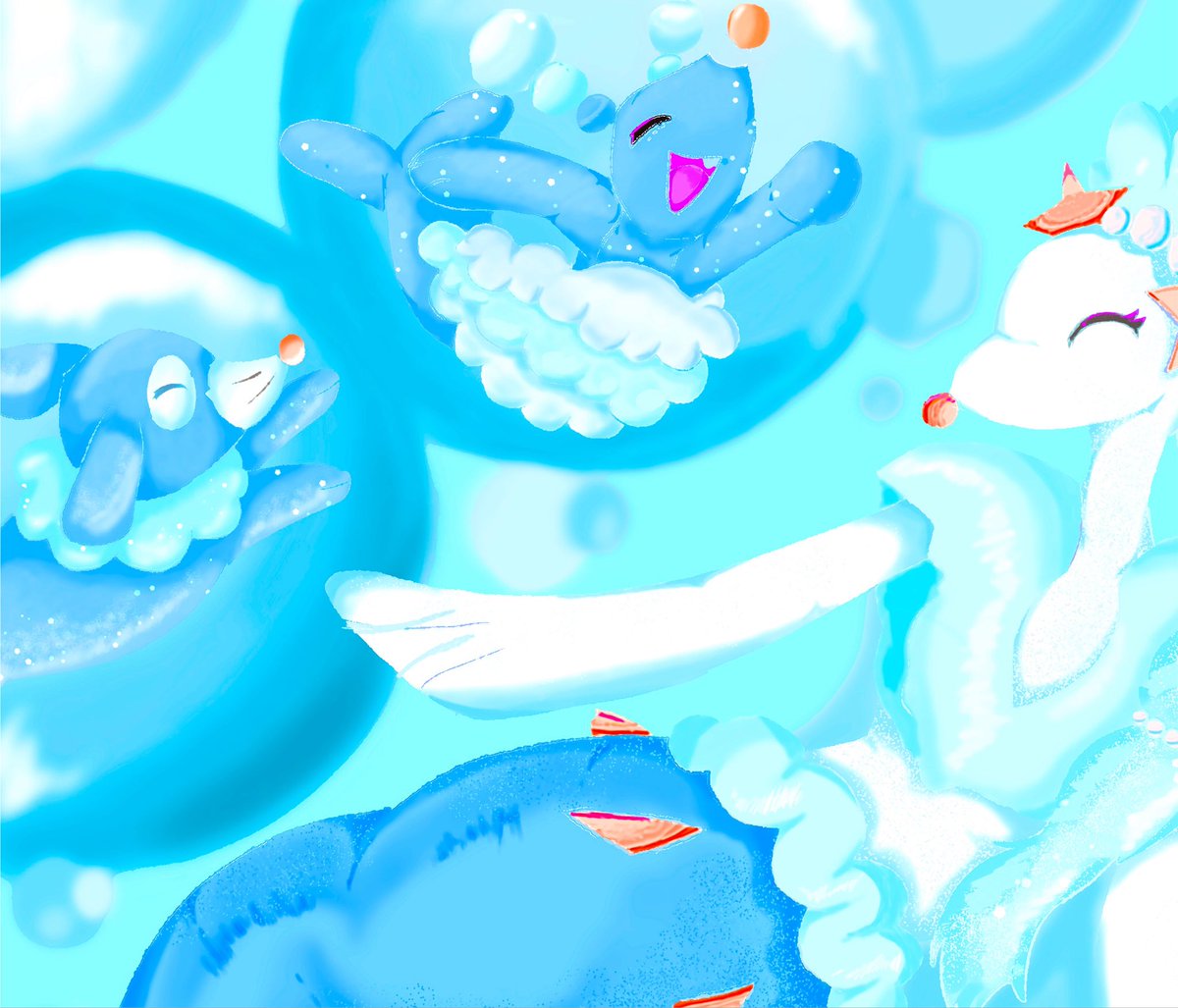 reon30041399's tweet photo. #アシマリの日 
 #ポケモンイラスト https://t.co/WXBfkKCTSd