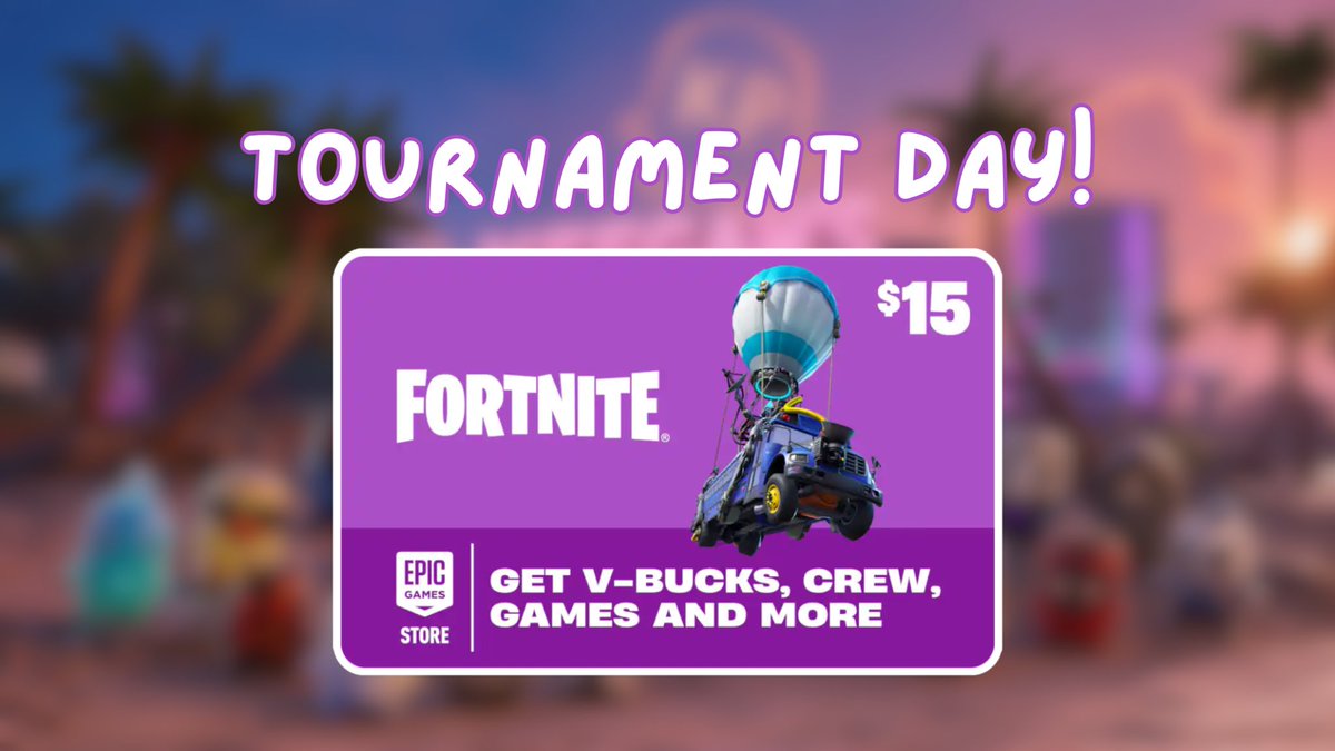 KeegansSprite's tweet photo. Fortnite tournament starts Today 5:00 pm est. BE THERE! Prize $15 Fortnite gift card. Join the discord server to enter. 

https://t.co/ZMuh8ixSlr https://t.co/0nPUJK8LZd