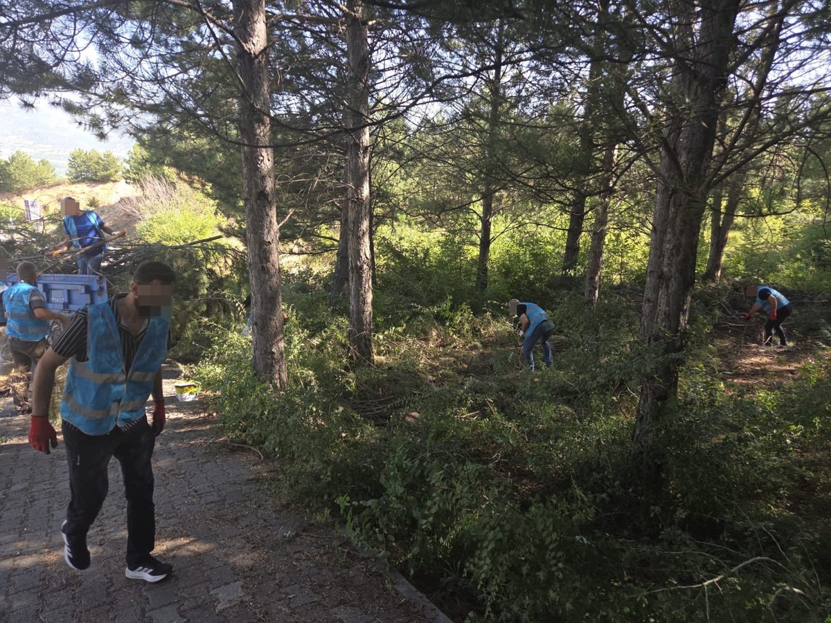 tokatdsm's tweet photo. Tokat Gaziosmanpaşa Üniversitesi ile imzalanan iş birliği protokolü kapsamında yükümlüler tarafından, Tokat Gaziosmanpaşa Üniversitesinde 27-31 Temmuz 2026 tarihleri arasında gerçekleştirilecek olan temizlik, bakım onarım ve çevre düzenleme faaliyetleri devam etti. https://t.co/YVpK6YQdSe