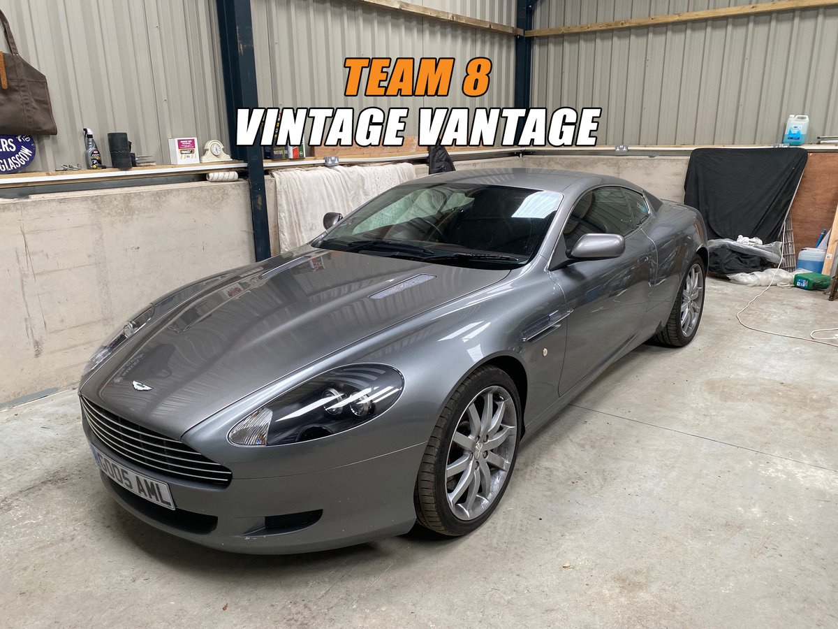 FunballRally's tweet photo. A special welcome to our 8th team for 2027: Vintage Vantage. This will be Graham &amp; Lynn's 2rd rally with us, this time they'll be driving a Aston Martin DB9. https://t.co/5dAY4eZUvu