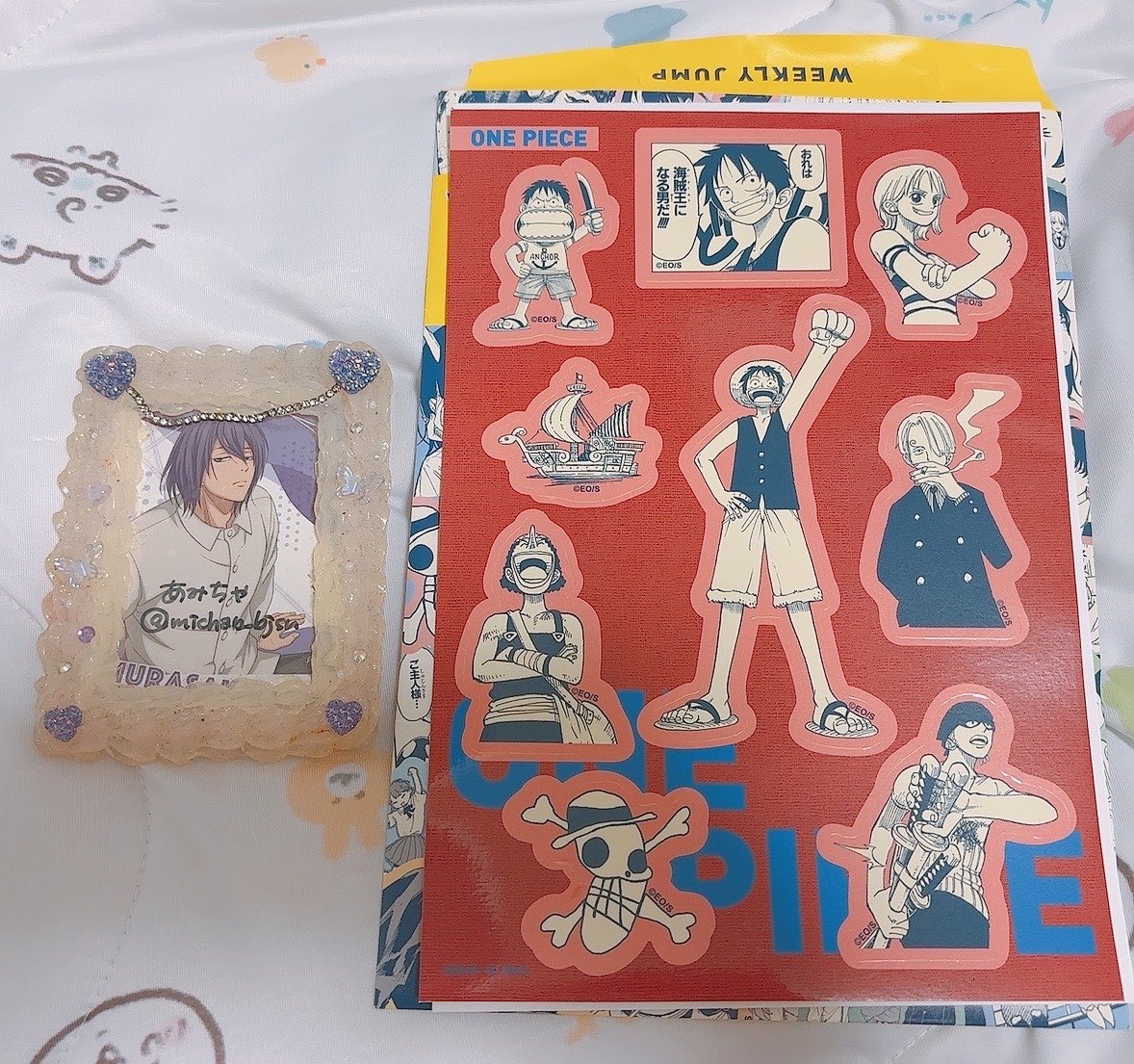 michan_bjsn's tweet photo. 週刊少年ジャンプシールシートコレクション交換
(譲)ワンピース　ONE PIECE
(求)サカモトデイズ SAKAMOTO DAYS
お気軽にお声掛けくださいませ🌸 https://t.co/WyA5PHLkfB